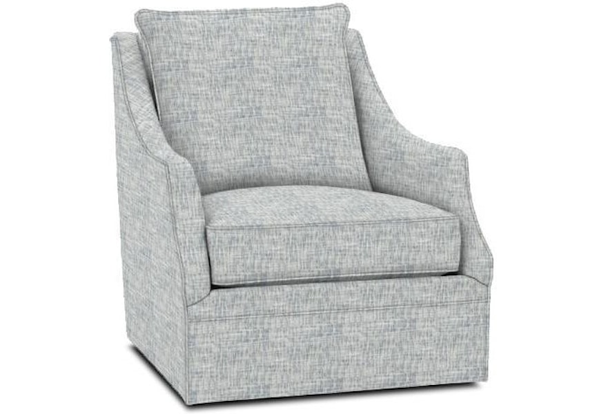 Signature Design by Ashley Wysler Swivel Accent Chair in Cream Sherpa  Fabric - Royal Furniture - Upholstered Chairs