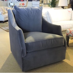Robin Bruce Kara Swivel Chair With Wing Back Belfort Furniture Upholstered Chairs