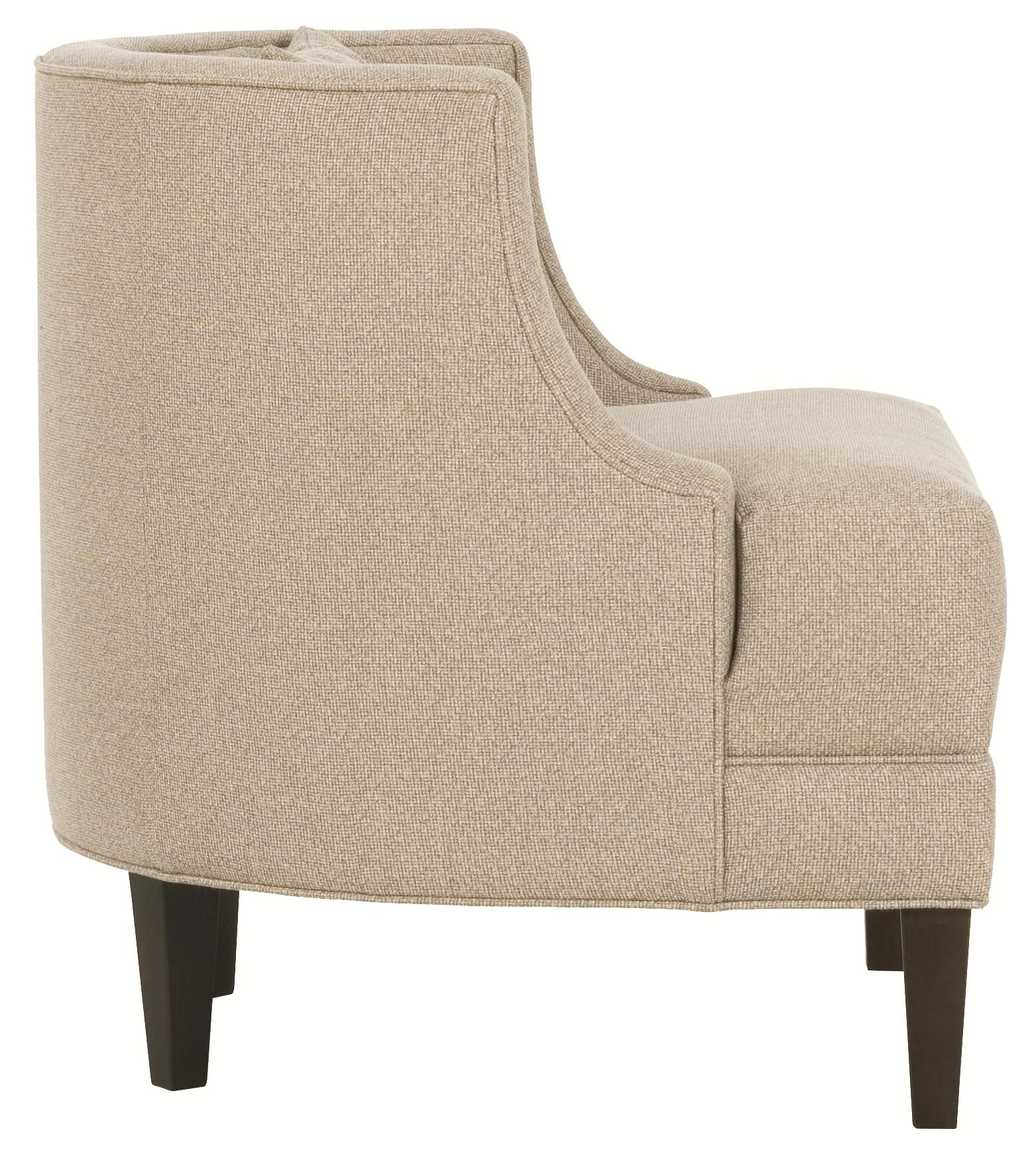 Robin Bruce Accent Chairs Gia Chr Gia Traditional Barrel Accent Chair With Decorative Back Pillow Thornton Furniture Upholstered Chairs
