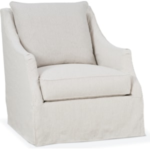 Robin Bruce Accent Chairs Kate Slipcover Chair Belfort Furniture Upholstered Chairs