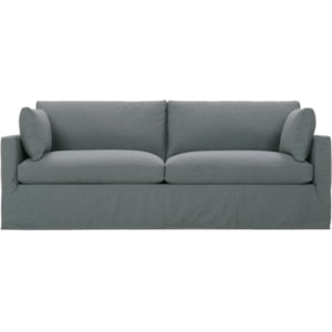 Robin Bruce Sylvie Customizable Two Cushion Sofa With Slip Cover