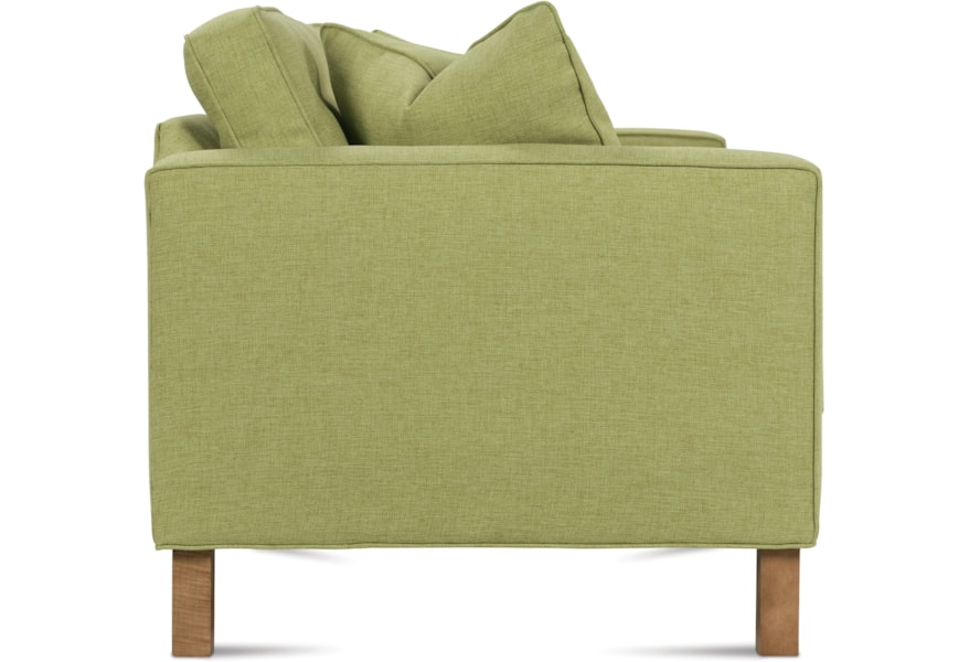 Rowe Abbott Upholstered Three Seat Sofa With Wood Legs Belfort Rowe Abbott Upholstered Three Seat Sofa
