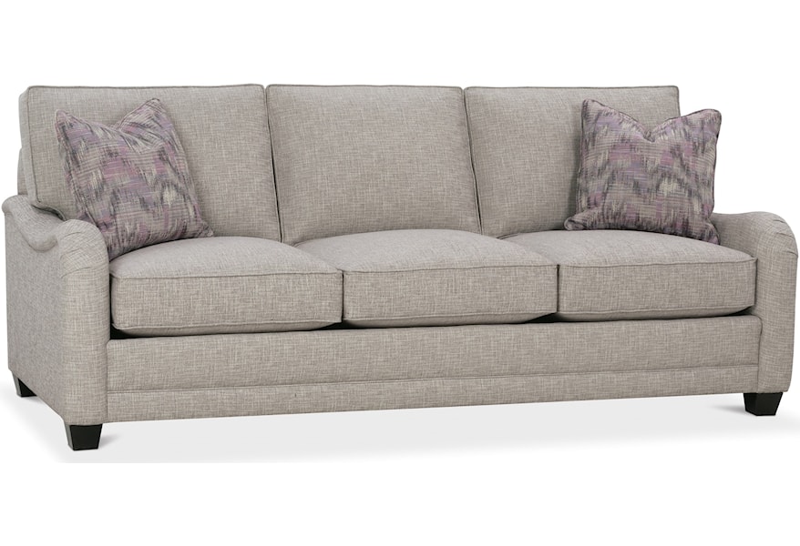 Rowe Selections I Customizable Sofa With English Arms Tapered