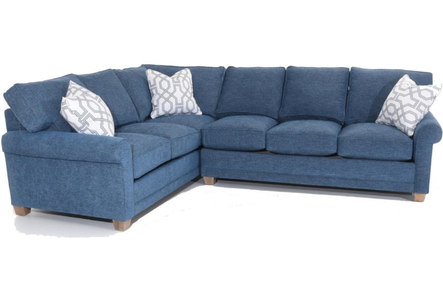 Rowe My Style I Br200 B 118 117 Customizable Sectional Sofa With Sectional Sofa