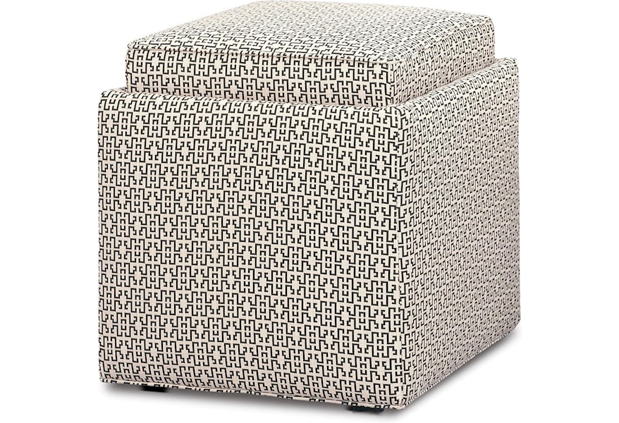 Rowe Chairs And Accents F50 000 Nelson Cube Ottoman With Storage