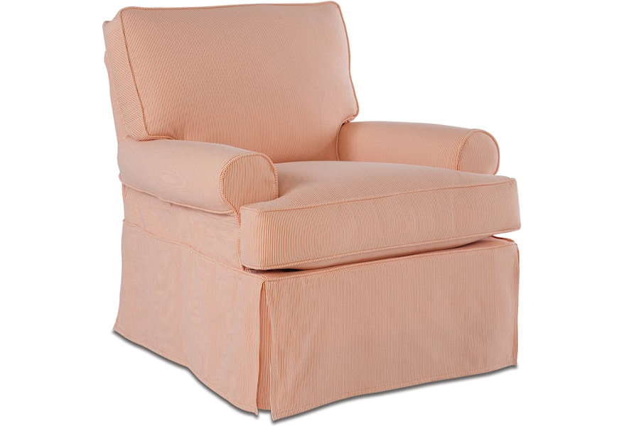 Rowe Chairs And Accents Sophie Large Swivel Glider With Slipcover