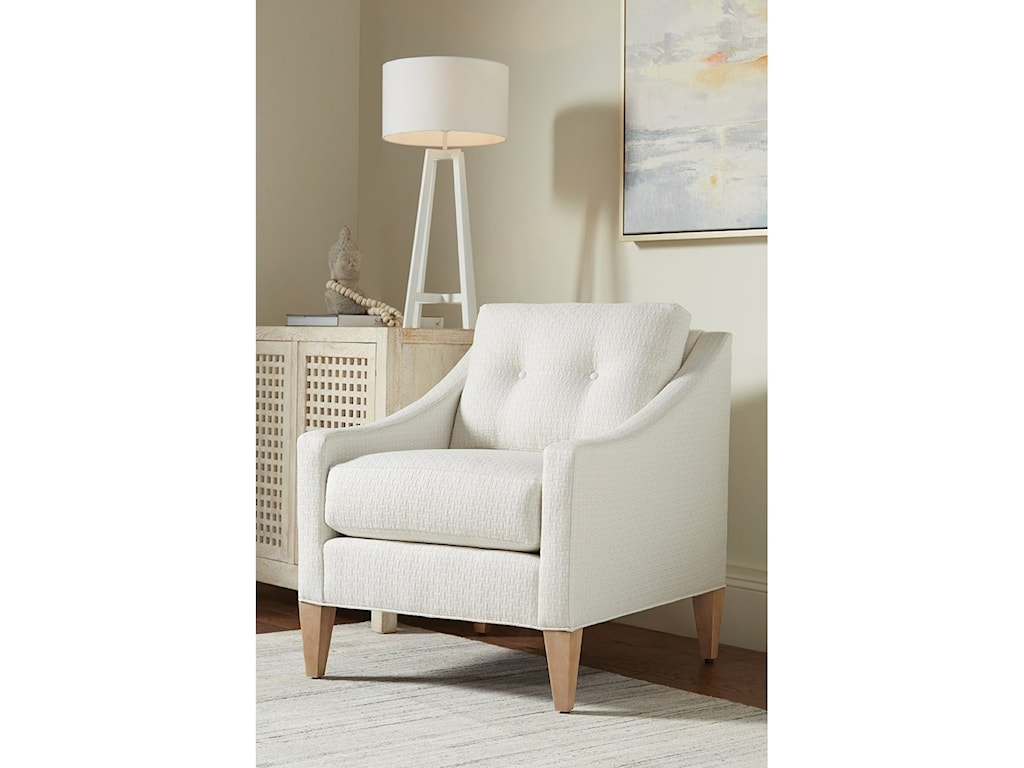 Rowe Chairs And Accents S341 000 Tufted Pillow Back Chair Esprit