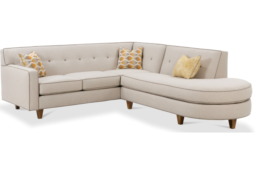 Rowe Dorset Contemporary 2 Piece Sectional Sofa With Tufted Rowe Dorset Contemporary 2 Piece Sectional Sofa With Tufted
