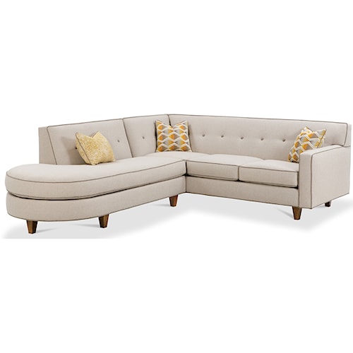 Rowe Dorset Contemporary 2 Piece Sectional Sofa With Tufted Rowe Dorset Contemporary 2 Piece Sectional Sofa With Tufted