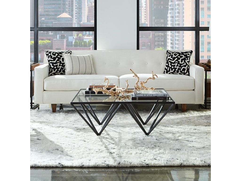 Rowe Dorset 80 Sofa With Wood Legs Belfort Furniture Sofas Rowe Dorset80