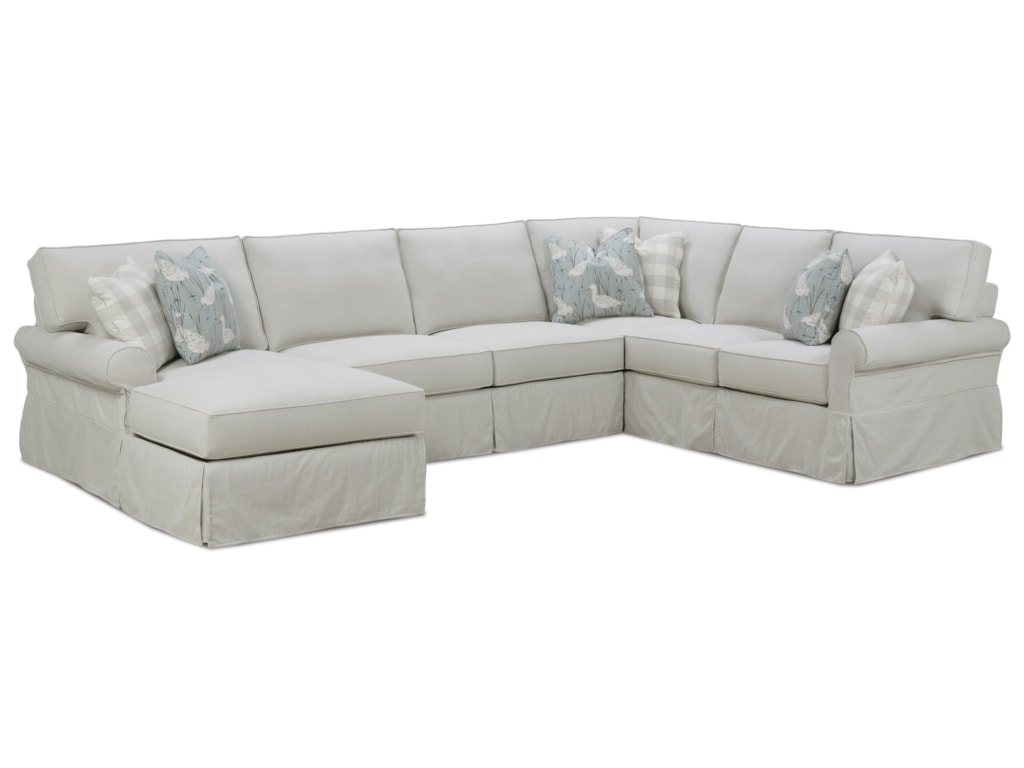 Rowe Easton Casual Sectional Sofa With Slipcover Lindy S Rowe Easton Casual Sectional Sofa With Slipcover Lindy S