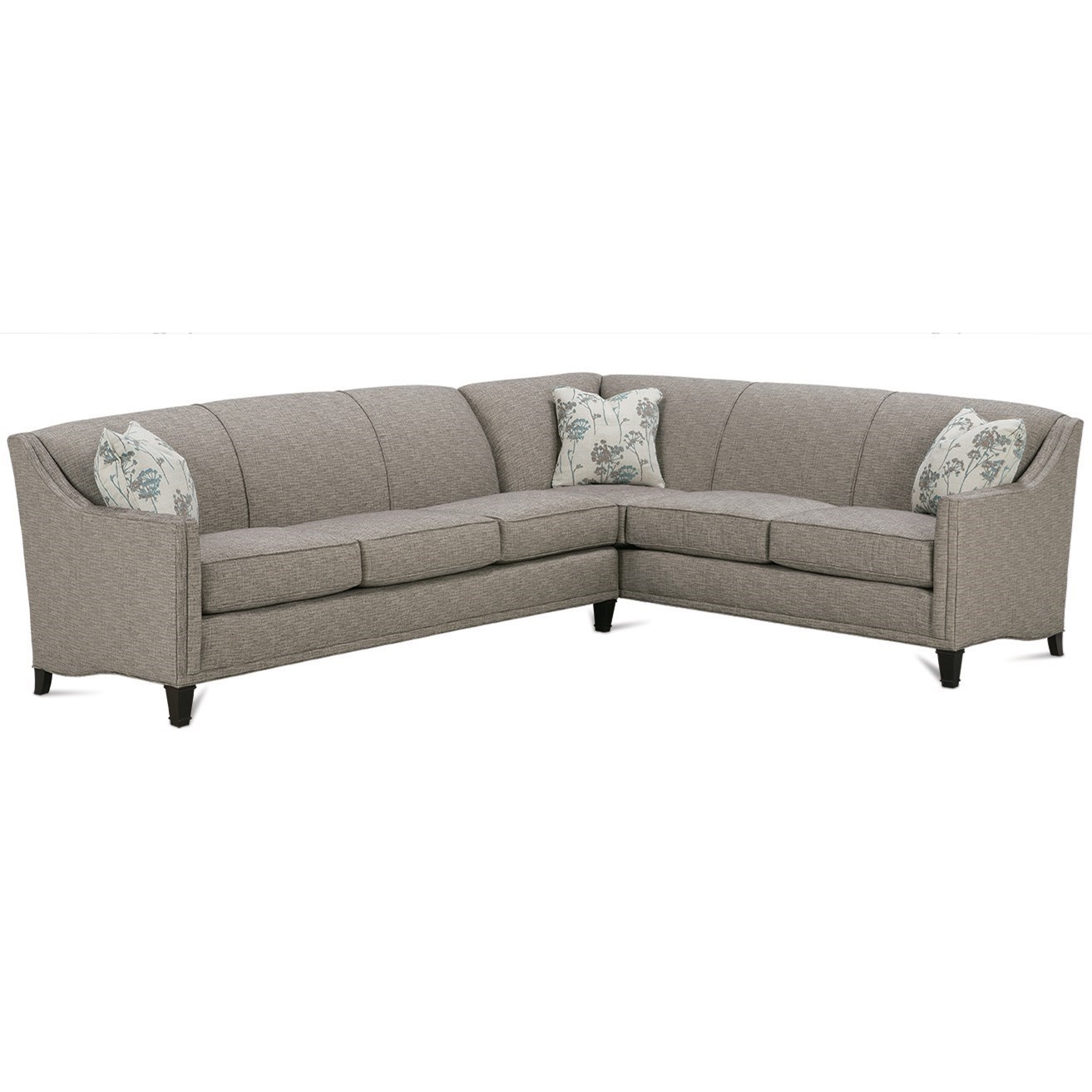 Rowe Gibson Transitional 2 Piece Sectional Sprintz Furniture