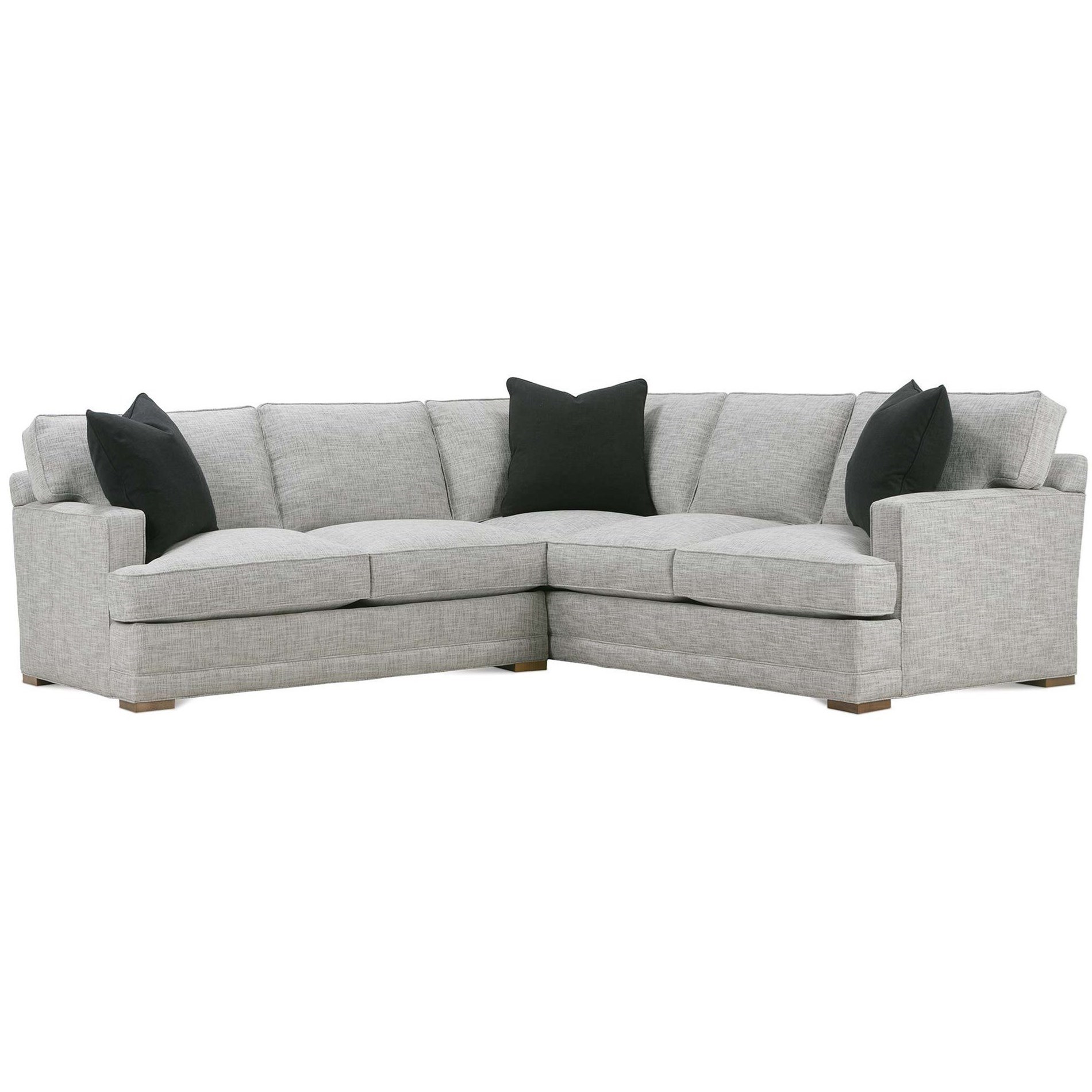 Rowe Grayson Contemporary 2 Piece Sectional With Rse Corner Sofa
