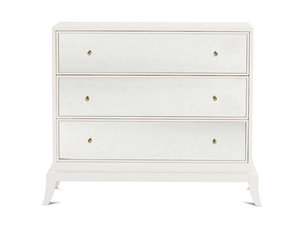 Rowe Lyric 10190 Rr 10190 420 Glam Chest With Mirrored Drawer