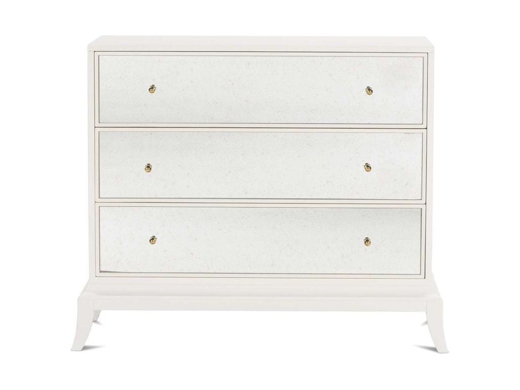 Rowe Lyric 10190 Rr 10190 420 Glam Chest With Mirrored Drawer