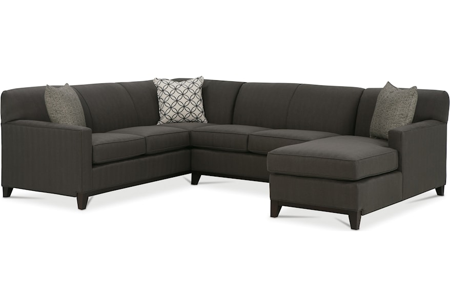 Rowe Martin 3 Piece Sectional Sofa Steger S Furniture