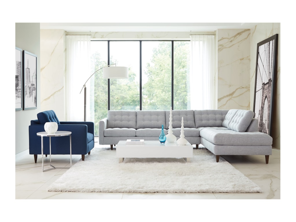 Rowe Modern MixStationary Living Room Group