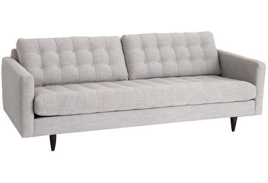 Rowe Modern Mix Contemporary Apartment Sofa With Straight Rowe Modern Mix Contemporary Apartment Sofa With Straight