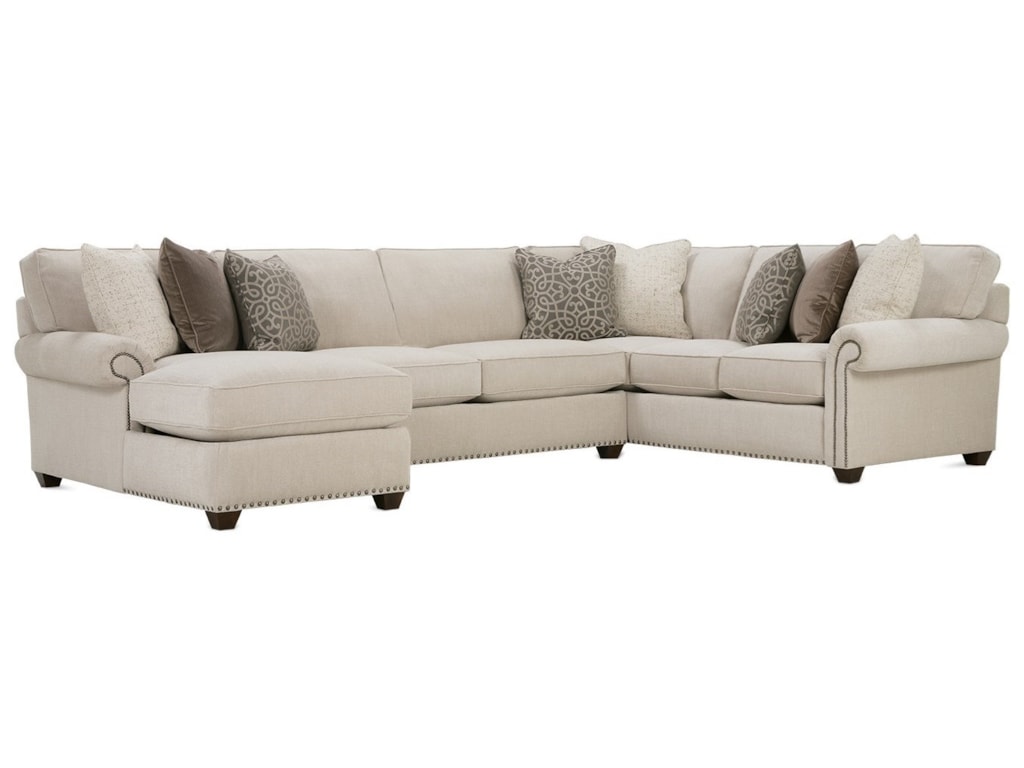 Morgan Traditional Three Piece Sectional Sofa Morgan Traditional Three Piece Sectional Sofa