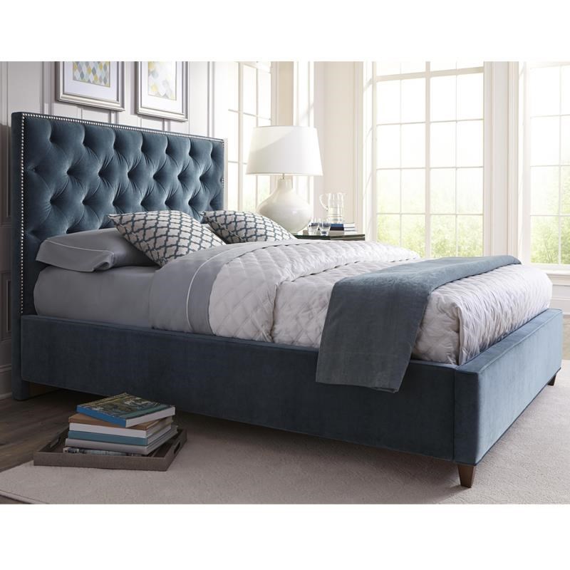 Rowe My Style Beds Hamilton 54 Queen Upholstered Bed Belfort