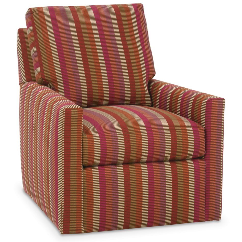 Rowe Norah Contemporary Swivel Chair with Straight Track ...