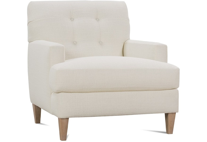 Rowe Macy Contemporary Chair With Tufted Back Lindy S Furniture