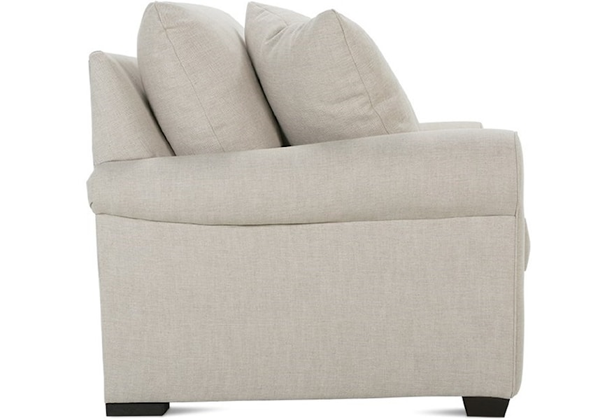 Rowe Aberdeen Transitional Sofa With Rolled Arms Belfort