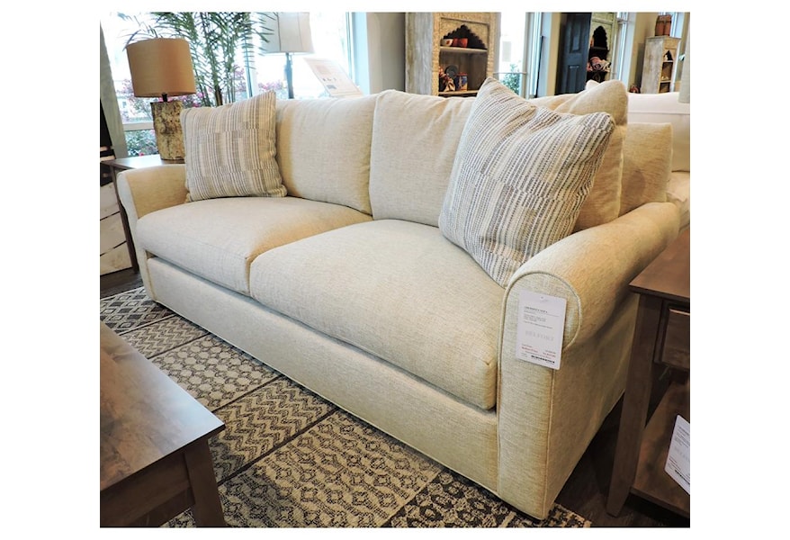 Rowe Aberdeen Transitional Sofa with Arms | Furniture | Sofas