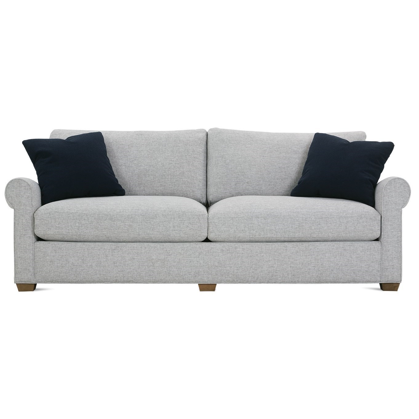 Rowe Aberdeen P603 003 Transitional Sofa With Rolled Arms