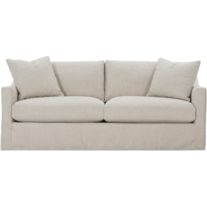 Rowe Bradford Transitional Sofa With Loose Pillow Back And