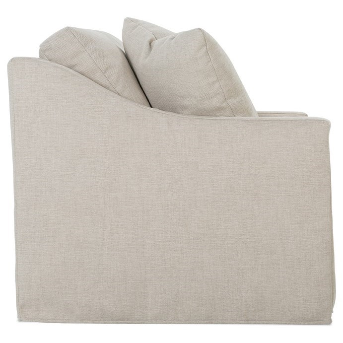 Rowe Bradford Transitional Sofa With Loose Pillow Back And