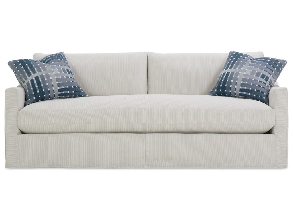 Rowe Bradford Transitional Sofa With Loose Back Pillows And Rowe Bradford Transitional Sofa With Loose Back Pillows And