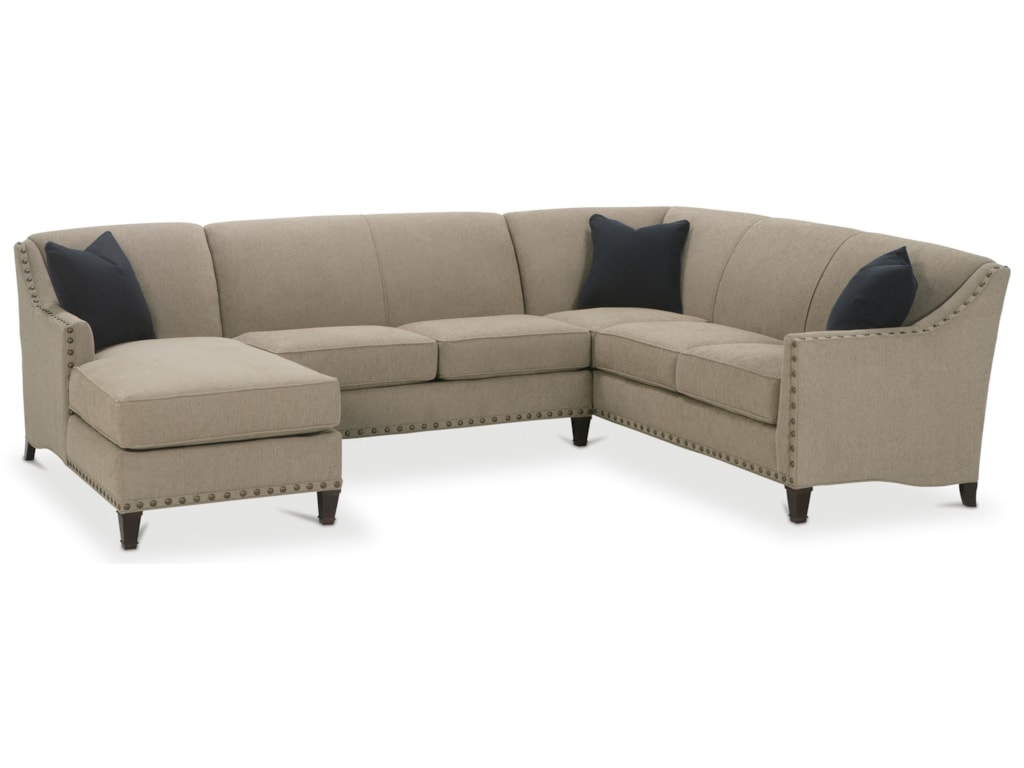 Rowe RockfordTraditional 3 Piece Sectional