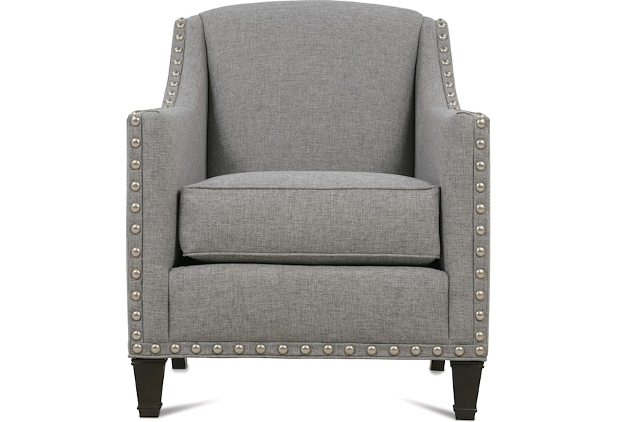 Rowe Rockford Traditional Upholstered Chair With Nailhead Trim
