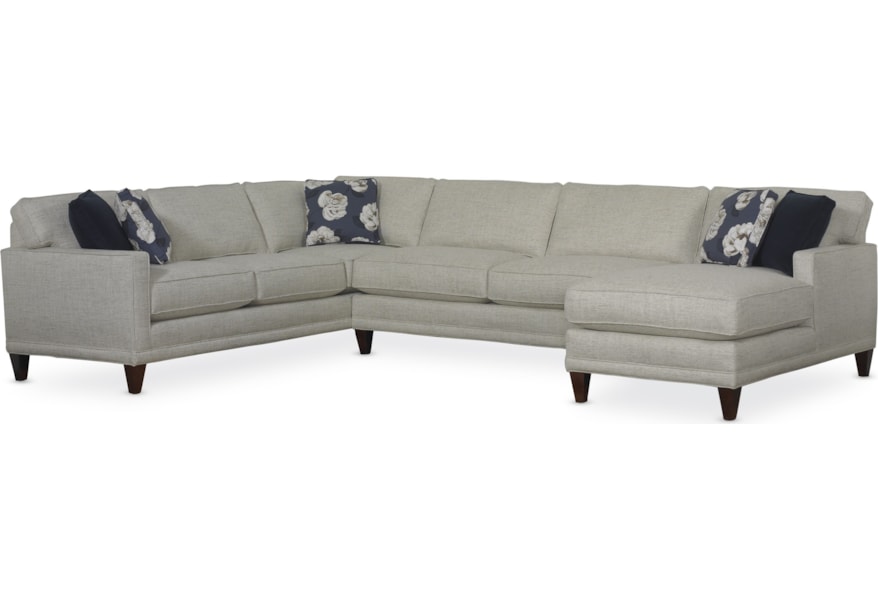 Rowe Townsend Casual Sectional Sofa Group Sprintz Furniture Rowe Townsend Casual Sectional Sofa