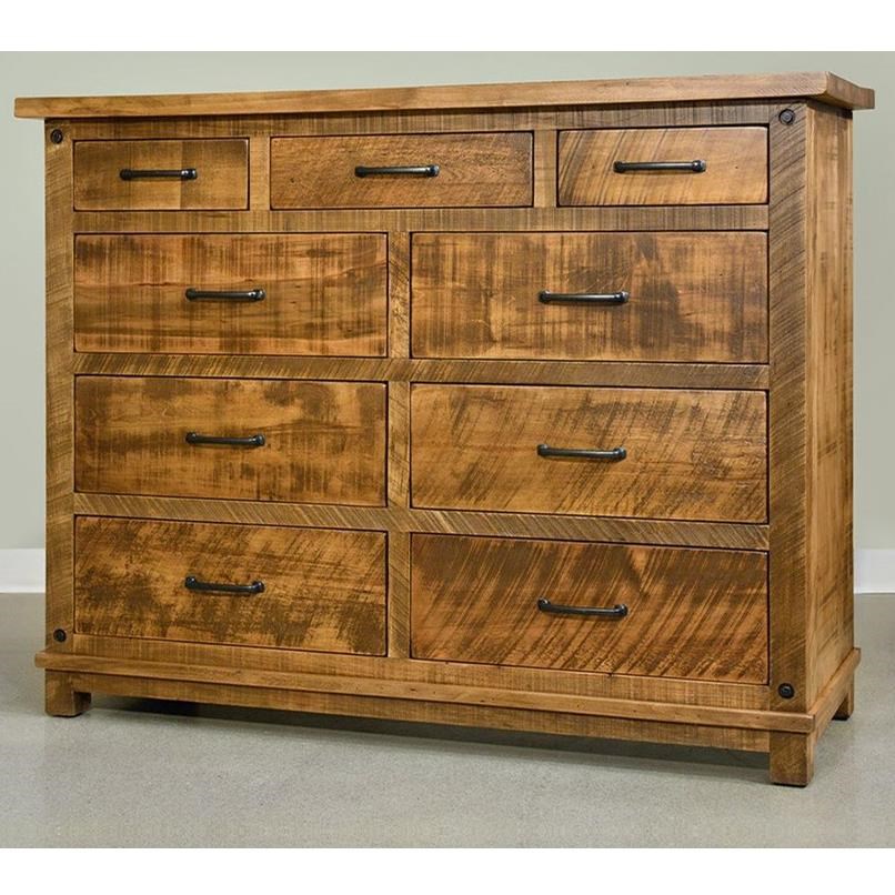 Adirondack Rustic 9 Drawer Dresser Stoney Creek Furniture Dressers