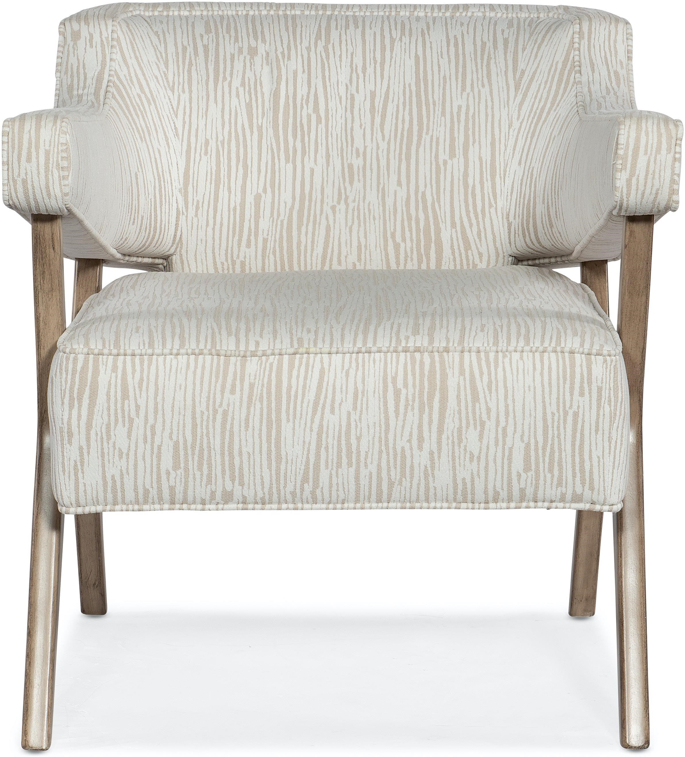 HF Custom Accent Chair Adkins Exposed Wood Chair