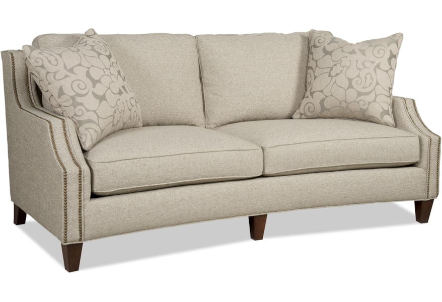 Sam Moore Austin Contemporary Two Over Sofa With Nailhead Trim Sam Moore Austin Contemporary Two Over
