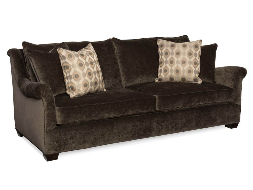 Sam Moore Hannah 7075 001 Transitional Sofa With Down Blend Cushions Hannah Transitional Sofa With Down Blend Cushions By Sam Moore