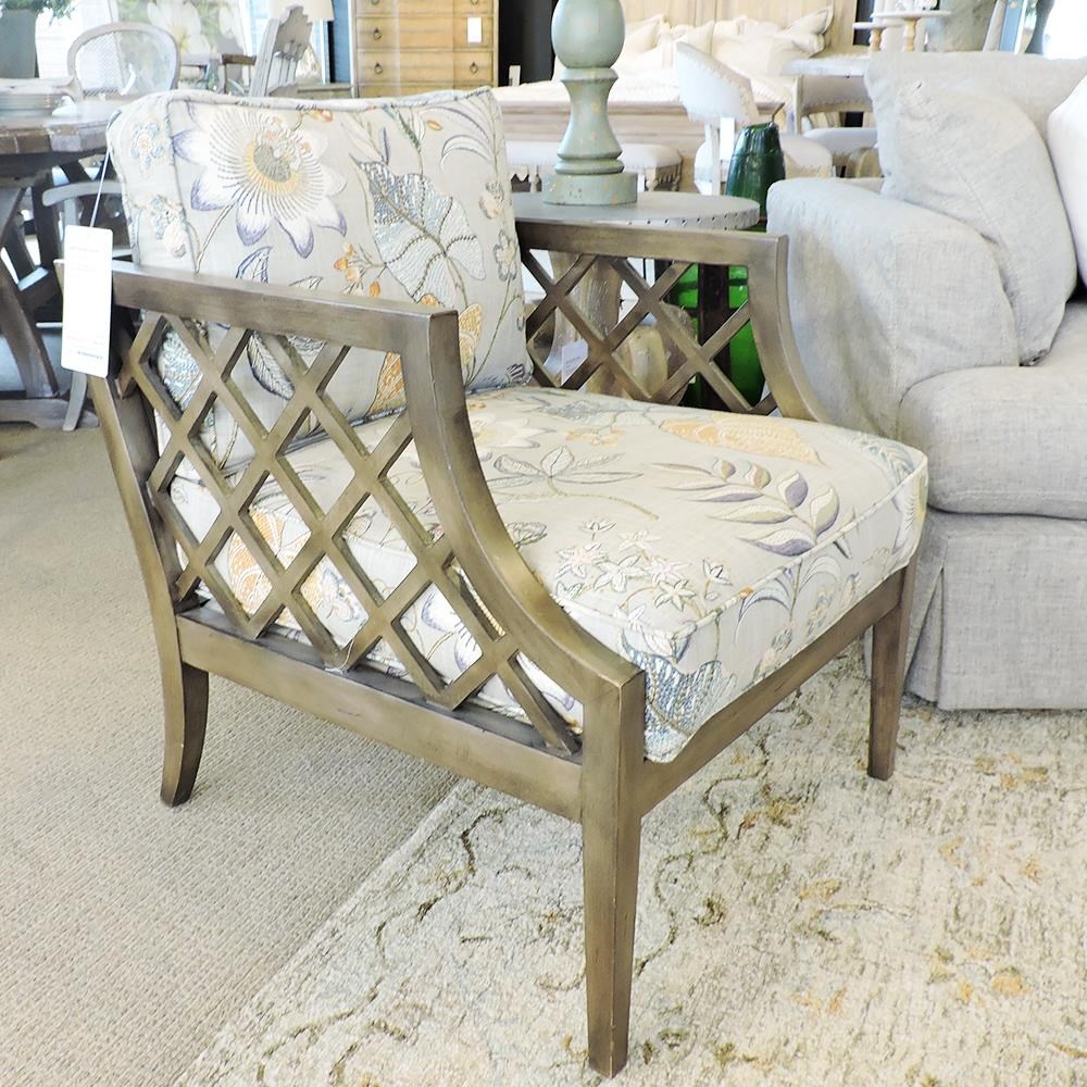 Sam Moore Idris Contemporary Lattice Exposed Wood Chair Belfort Furniture Exposed Wood Chairs