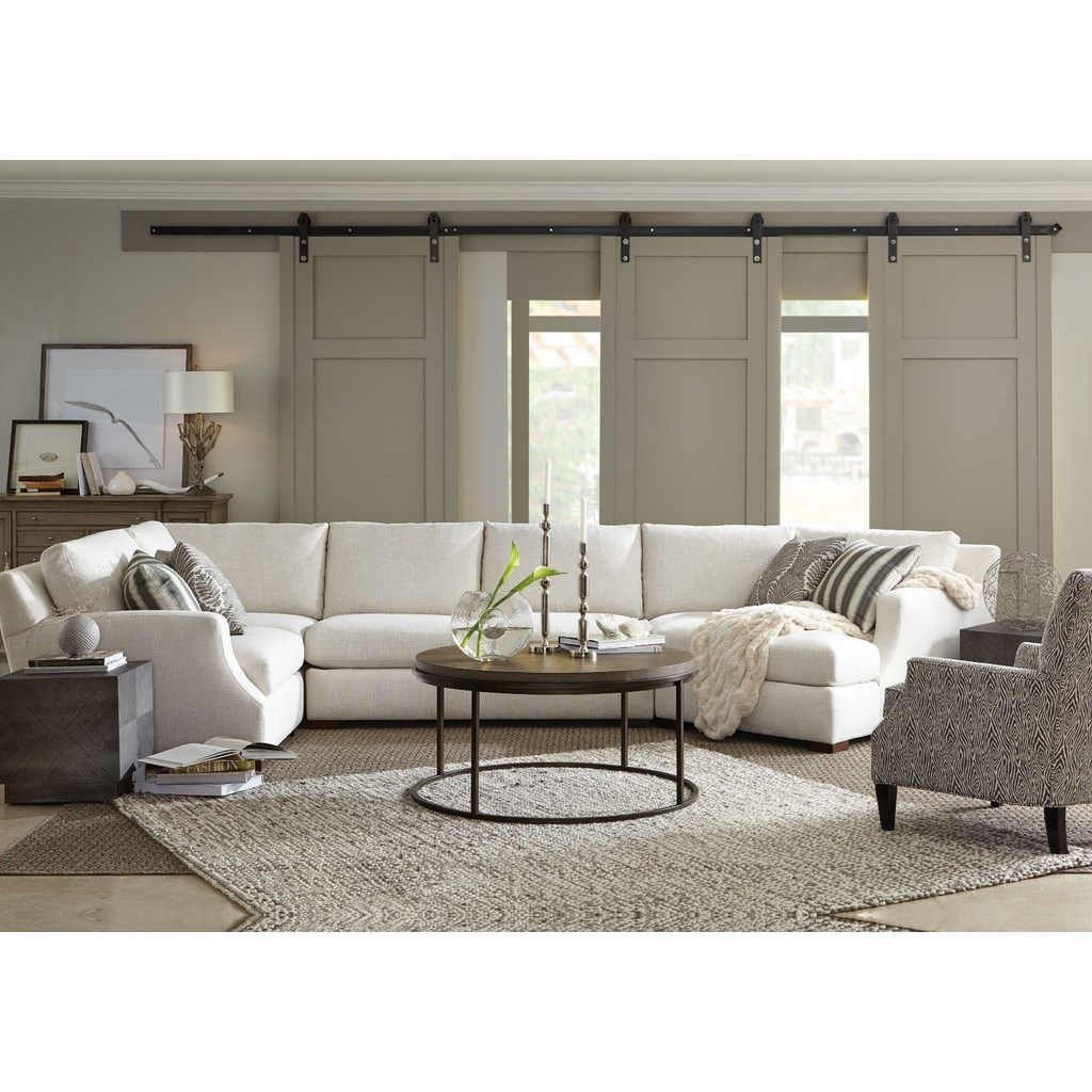 Sam Moore Sariah Transitional Sectional Sofa With Right Arm Facing Cuddler Belfort Furniture Sectional Sofas