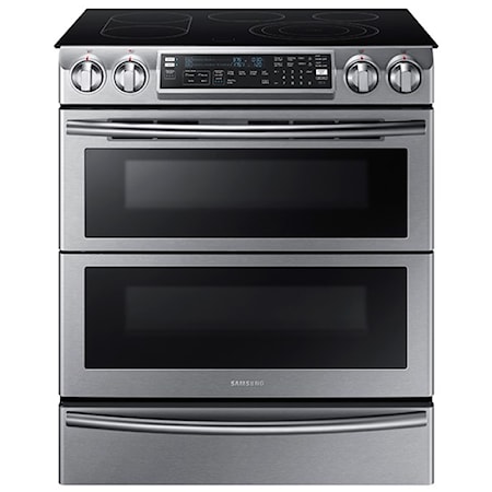 5.9 cu. ft. Double Oven Electric Range in Stainless Steel