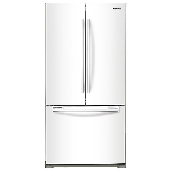 Samsung Appliances Rf18hfenbww 18 Cu Ft Counter Depth French Door Refrigerator Furniture And Appliancemart Refrigerator French Door