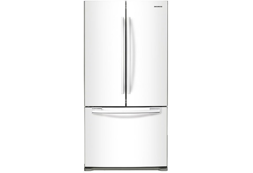 Samsung Appliances Rf18hfenbww 18 Cu Ft Counter Depth French Door Refrigerator Furniture And Appliancemart Refrigerator French Door