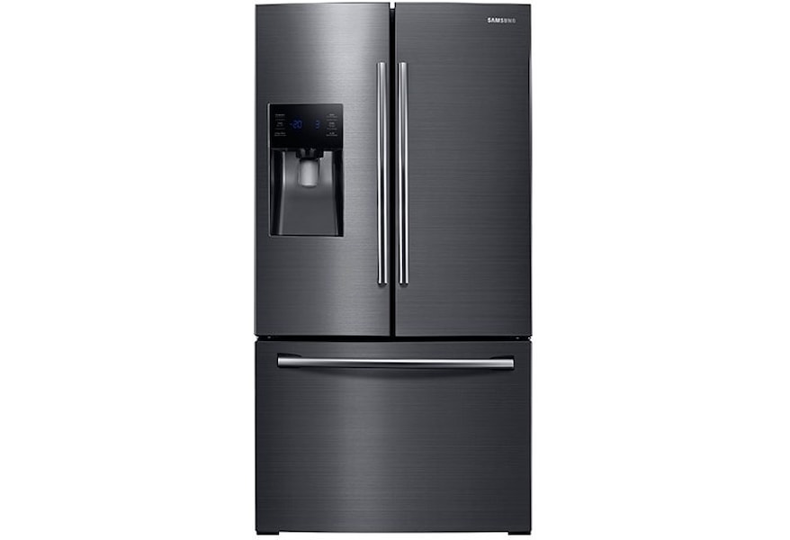 Samsung Appliances Rf263beaesg 36 Wide 25 Cu Ft French Door With External Water Ice Dispenser Furniture Fair North Carolina Refrigerator French Door