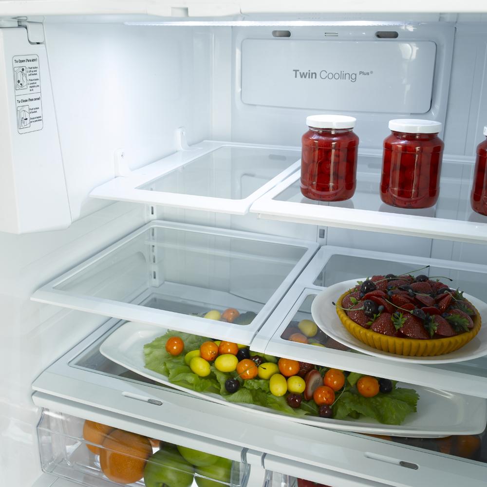 Samsung Appliances Rf263beaeww Energy Star 26 Cu Ft French Door