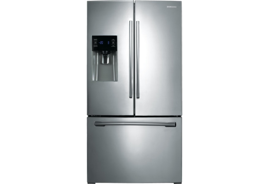 Samsung Appliances Rf263teaesr 25 Cu Ft French Door Refrigerator With External Water Ice Dispenser Dual Ice Maker Furniture Fair North Carolina Refrigerator French Door