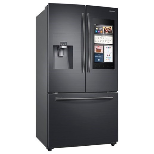 Samsung Appliances 24 Cu Ft Capacity 3 Door French Door Refrigerator With Family Hub Sheely S Furniture Appliance Refrigerator French Door