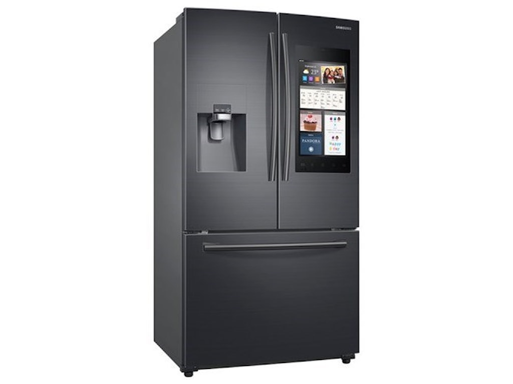 Samsung Appliances 24 Cu Ft Capacity 3 Door French Door Refrigerator With Family Hub Sheely S Furniture Appliance Refrigerator French Door