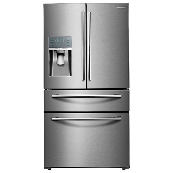 Samsung Appliances 28 Cu Ft 4 Door French Door Food Showcase Refrigerator Sheely S Furniture Appliance Refrigerator French Door
